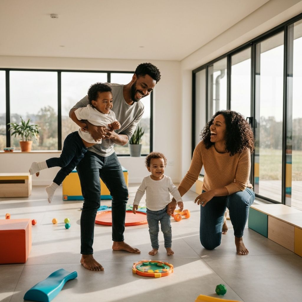 Family enjoying Fun & Focus